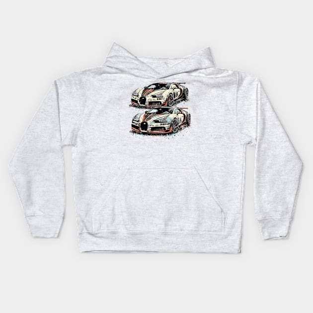 Bugatti Veyron Kids Hoodie by Vehicles-Art